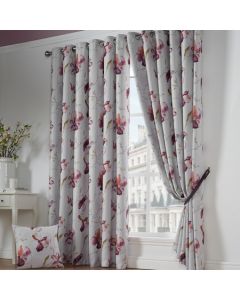 Ascot Eyelet Curtains - Red