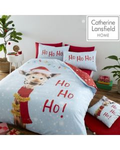 Catherine Lansfield Christmas Giraffe Duvet Cover Set