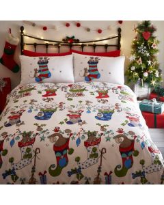 Christmas Pets Duvet Cover Set