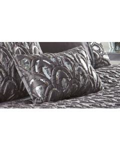 Crystal Petit Cushion - Charcoal - 18x32cm