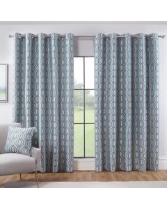 Dakota Eyelet Curtains - Green