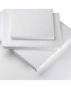 Egyptian Cotton Single Flat Bed Sheet - White