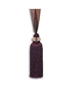 Elba Curtain Tie Back - Damson