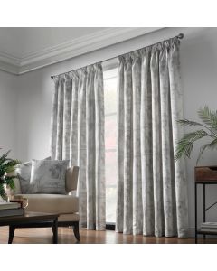 Fiji Pencil Pleat Curtains - Silver