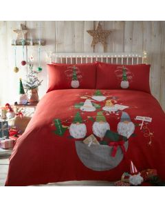 Gonks Duvet Cover Set - Red