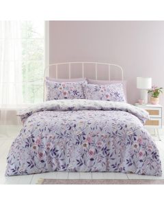 Catherine Lansfield Isadora Floral Duvet Cover Set - Lilac