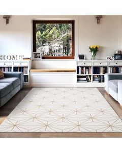 Liberty Rug - White/Gold