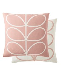 Orla Kiely Linear Stem Filled Cushion - Pale Rose