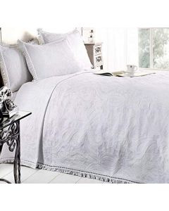 Mafalda Bedspread - White