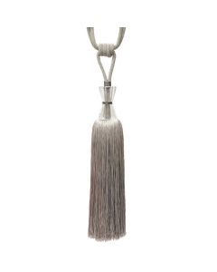 Nova Curtain Tie Back - Silver