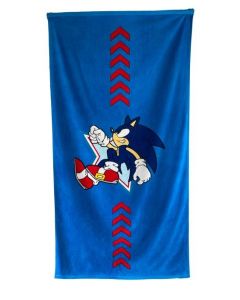 Sonic Modern Go Faster Towel - Blue - 70x150cm