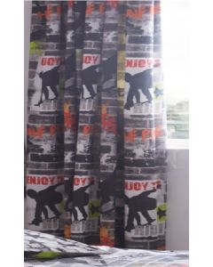Tricks Pair of Fully Lined Curtains - 66 x 72'' 