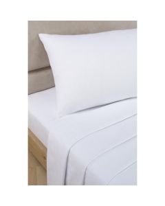 Dorchester 100% Cotton Flat Sheets - 1000 TC - White