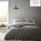 Catherine Lansfield So Soft Sherpa Duvet Cover Set - Grey