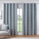 Dakota Eyelet Curtains - Green