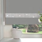 Diamante Roller Blind - Grey