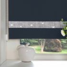 Diamante Roller Blind - Navy