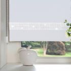 Diamante Roller Blind - White