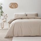 Bianca Origami Duvet Cover Set - Stone