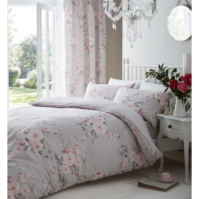 Floral duvet cover or curtains bedding set by Catherine Lansfield