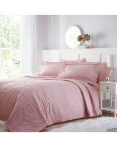 Balmoral Bedspread Set - Blush Pink
