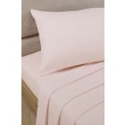 Percale 180 Thread Count Pink Pair of Housewife Pillowcases