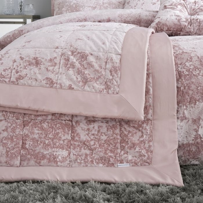 Catherine Lansfield Crushed Velvet Blush Quilt Cover Duvet - Next Pink Crushed Velvet Bedding Catherine Lansfield Crushed Velvet Blush Quilt Cover Duvet - Next Pink Crushed Velvet Bedding