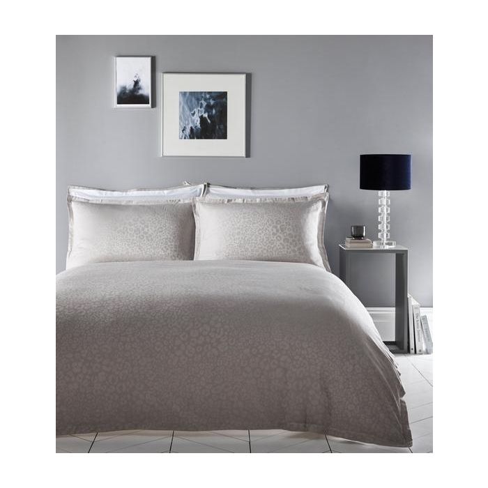 Karen Milen Leopard Jacquard Super King Duvet Cover Set