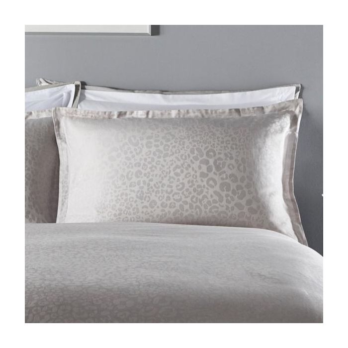 Karen Millen Leopard Jacquard Standard Pillowcase Pair