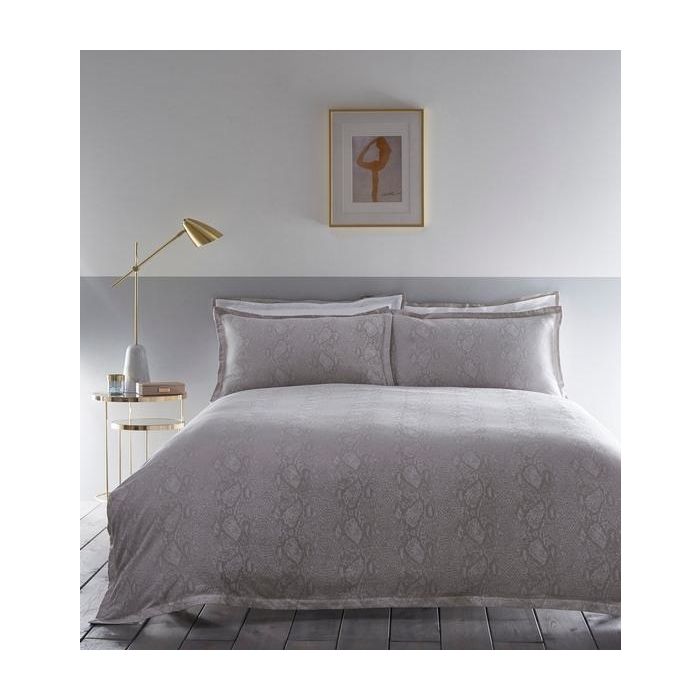 Karen Millen Snakeskin Jacquard Double Duvet Cover Set
